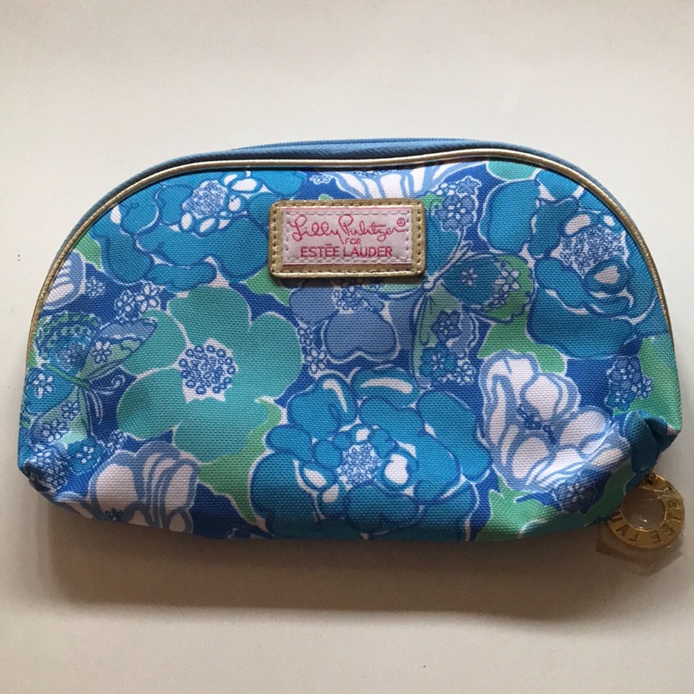 Lilly Pulitzer For Estée Lauder Floral Print Cosmetic Bag